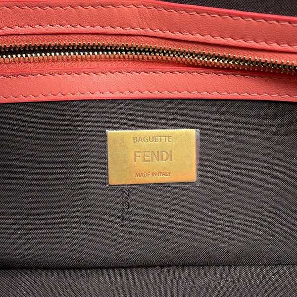 フェンディ ハンドバッグ ズッカ柄 マンマバケット カーフレザー 8BR600 FENDI バッグ ワンショルダー