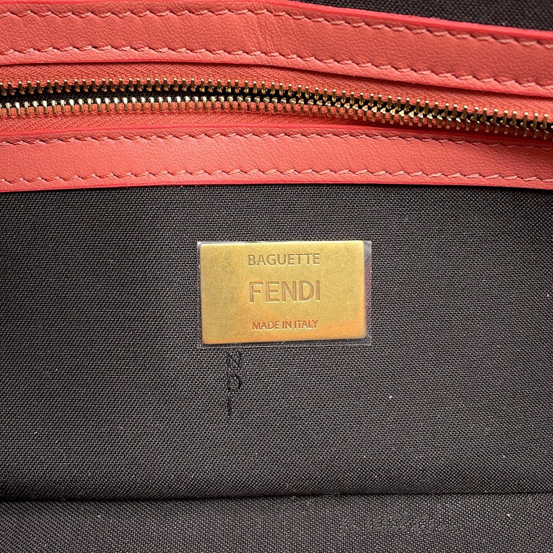フェンディ ハンドバッグ ズッカ柄 マンマバケット カーフレザー 8BR600 FENDI バッグ ワンショルダー