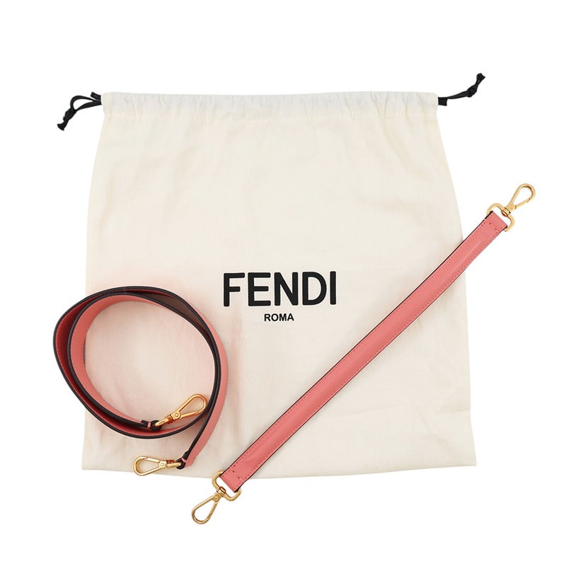 フェンディ ハンドバッグ ズッカ柄 マンマバケット カーフレザー 8BR600 FENDI バッグ ワンショルダー