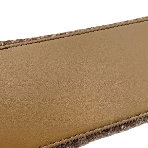 ロロピアーナ ショルダーバッグ エクストラ・ポケット・L19 カシミヤ/レザー FAQ2509 Loro Piana 2wayハンドバッグ