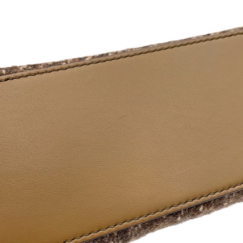 ロロピアーナ ショルダーバッグ エクストラ・ポケット・L19 カシミヤ/レザー FAQ2509 Loro Piana 2wayハンドバッグ