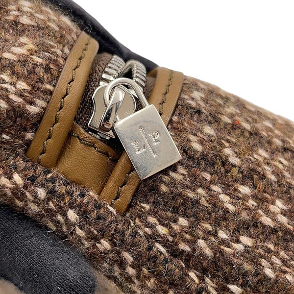 ロロピアーナ ショルダーバッグ エクストラ・ポケット・L19 カシミヤ/レザー FAQ2509 Loro Piana 2wayハンドバッグ
