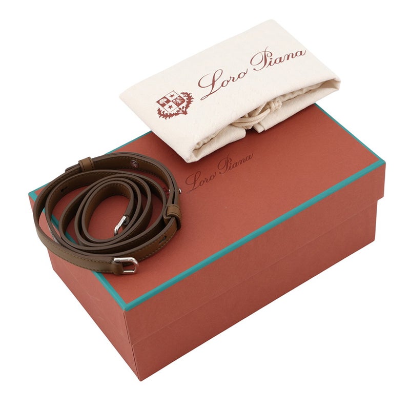 ロロピアーナ ショルダーバッグ エクストラ・ポケット・L19 カシミヤ/レザー FAQ2509 Loro Piana 2wayハンドバッグ