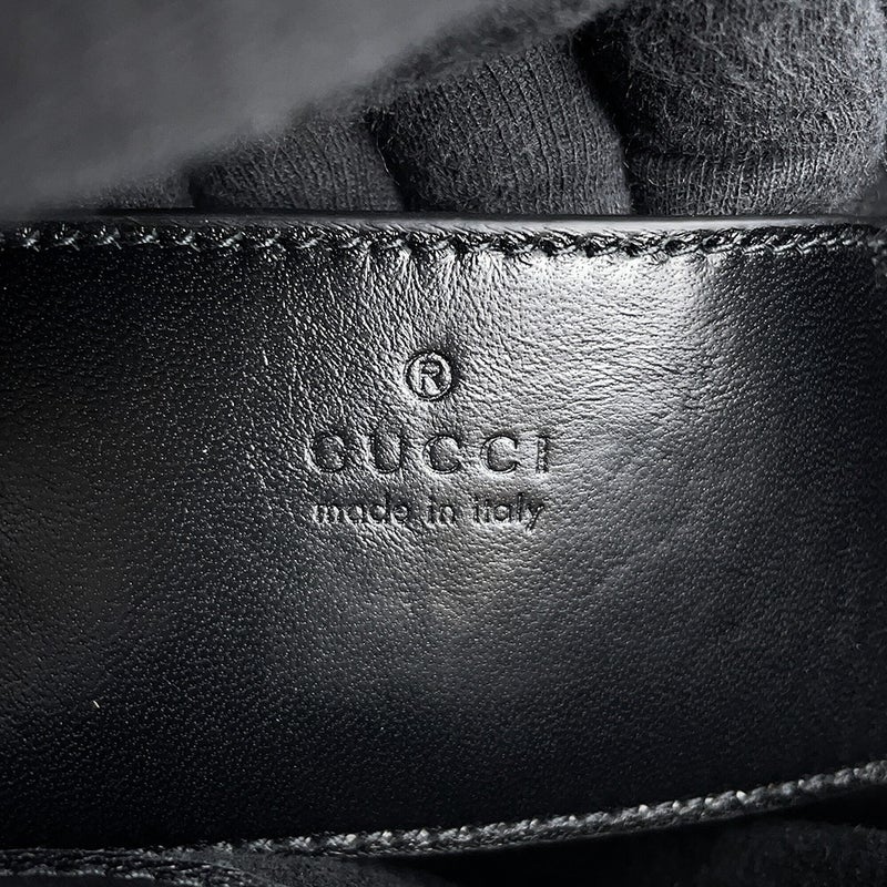 グッチ リュック GGマーモント レザー 777253 GUCCI バッグ 黒