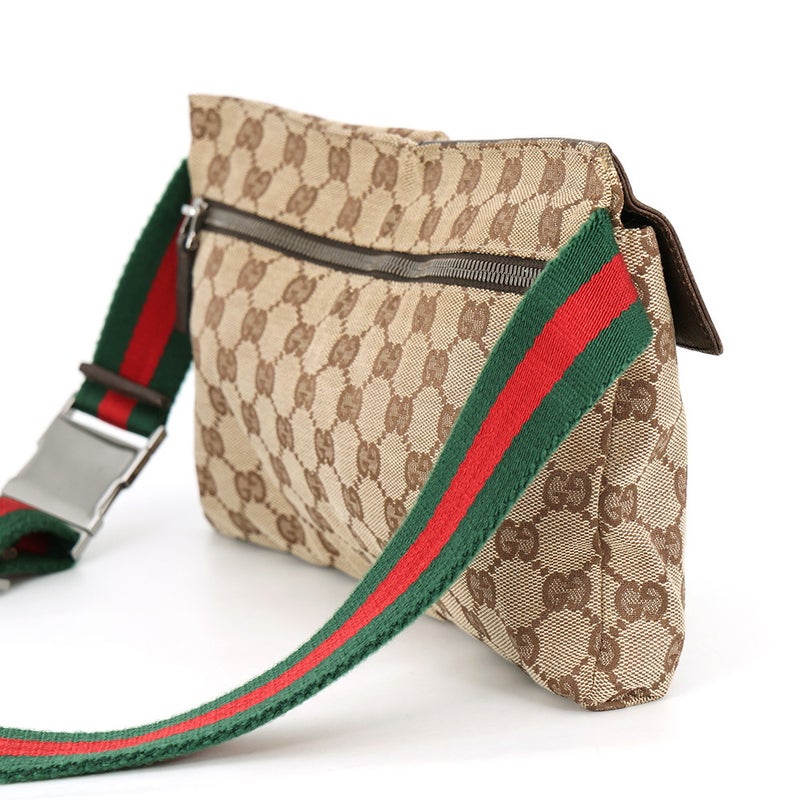 グッチ ウエストバッグ GGキャンバス 28566 GUCCI メンズ バッグ ボディバッグ