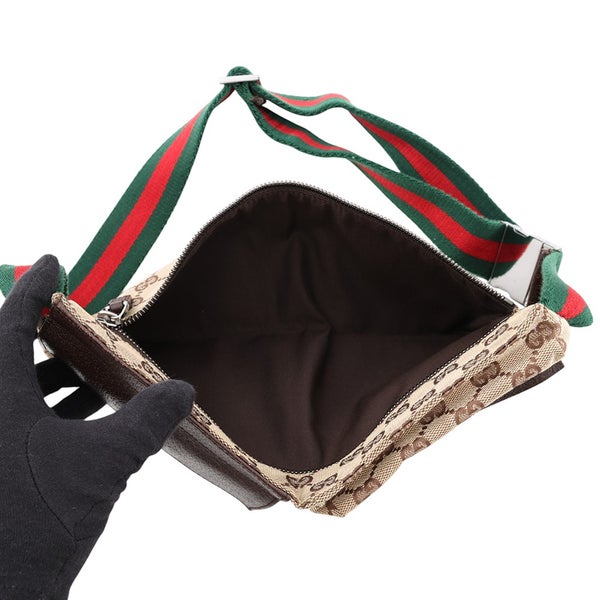 グッチ ウエストバッグ GGキャンバス 28566 GUCCI メンズ バッグ ボディバッグ