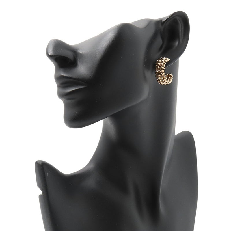カルティエ ピアス クラッシュ ドゥ カルティエ フープ イヤリング ダブルロウ K18PGピンクゴールド B8301478 Cartier
