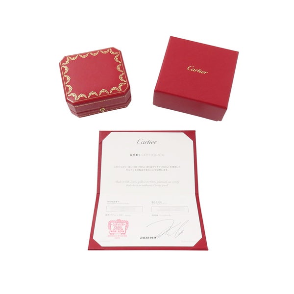 カルティエ ピアス クラッシュ ドゥ カルティエ フープ イヤリング ダブルロウ K18PGピンクゴールド B8301478 Cartier