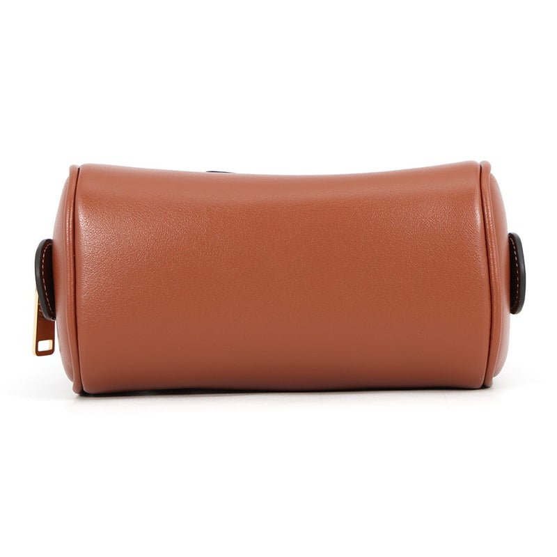 セリーヌ ハンドバッグ キュイルトリオンフ ミニ ボストン スムースカーフレザー 10P043 CELINE 2way ブラウン