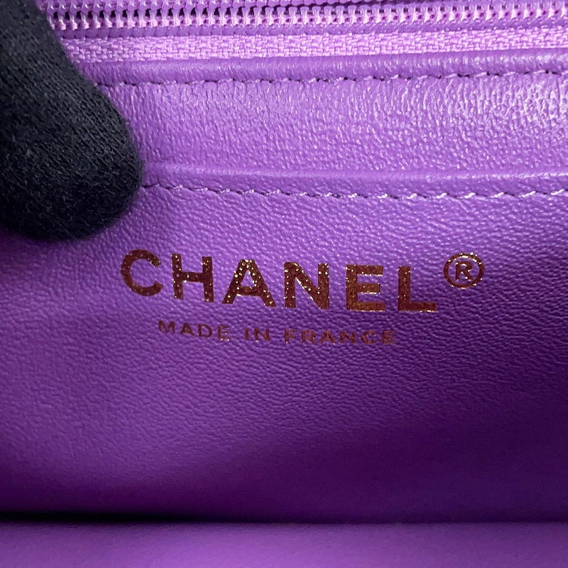 シャネル チェーンショルダーバッグ ココマーク マトラッセ ツイード A69900 CHANEL