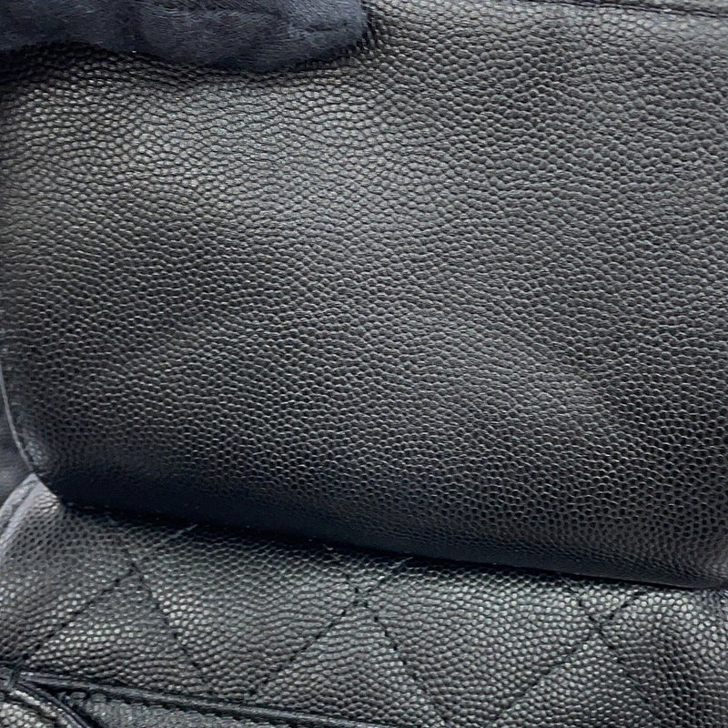 シャネル チェーンショルダーバッグ CHANEL25 ミディアム ココマーク マトラッセ キャビアスキン AS5311 CHANEL 黒