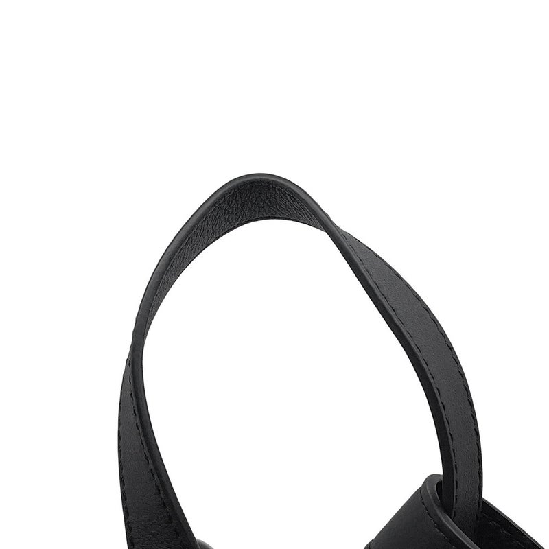 ロエベ ハンドバッグ ハンモック コンパクト ラフィア/レザー A538H13X07 LOEWE 2wayショルダーバッグ 黒
