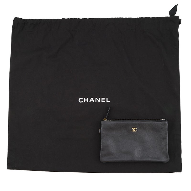 シャネル チェーンショルダーバッグ CHANEL25 ミディアム ココマーク マトラッセ キャビアスキン AS5311 CHANEL 黒
