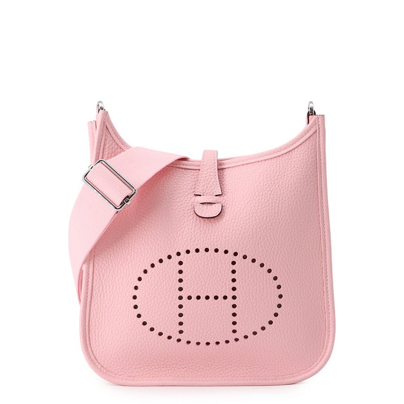 エルメス ショルダーバッグ エブリン3 23 ローズサクラ/シルバー金具 トリヨンクレマンス G刻印 HERMES