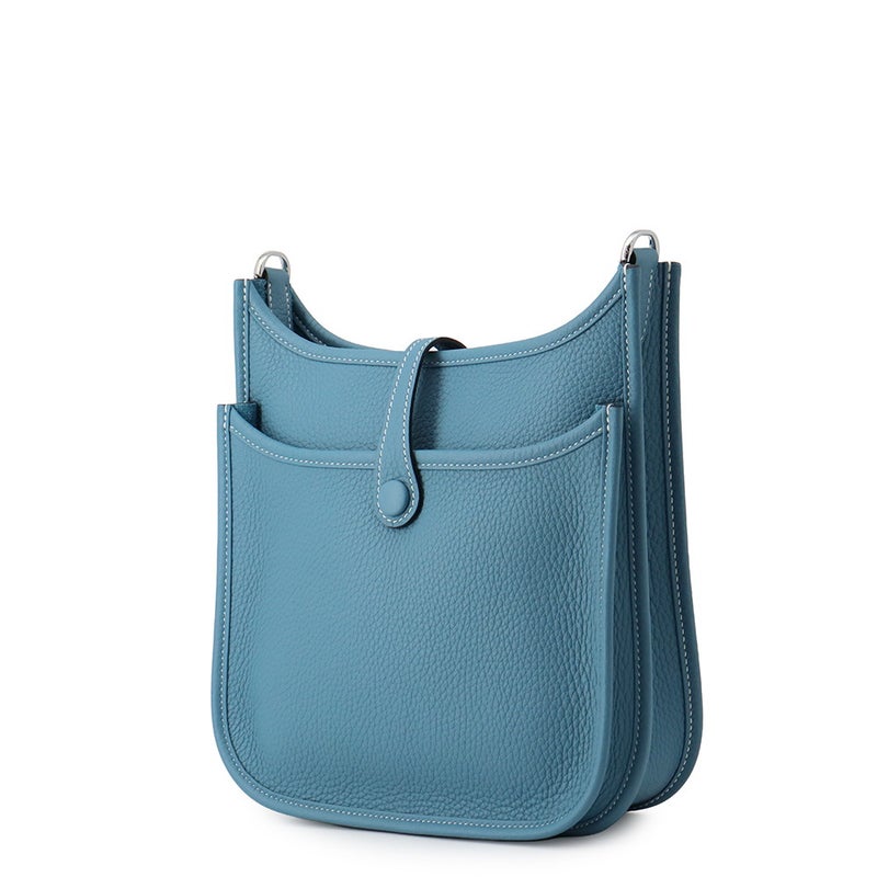 エルメス ショルダーバッグ エブリン3 23 ニューブルージーン/シルバー金具 トリヨンクレマンス G刻印 HERMES