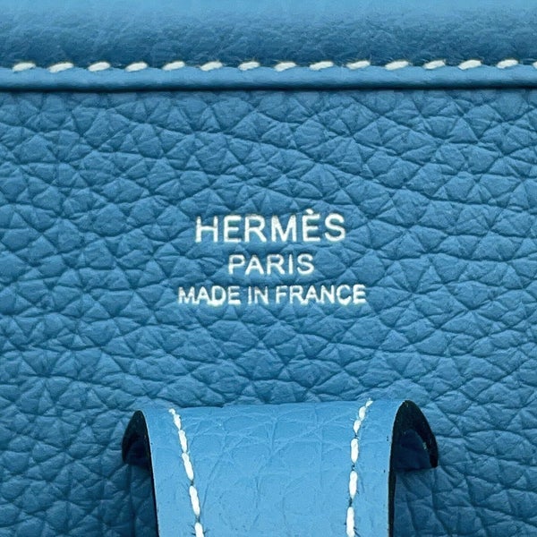 エルメス ショルダーバッグ エブリン3 23 ニューブルージーン/シルバー金具 トリヨンクレマンス G刻印 HERMES