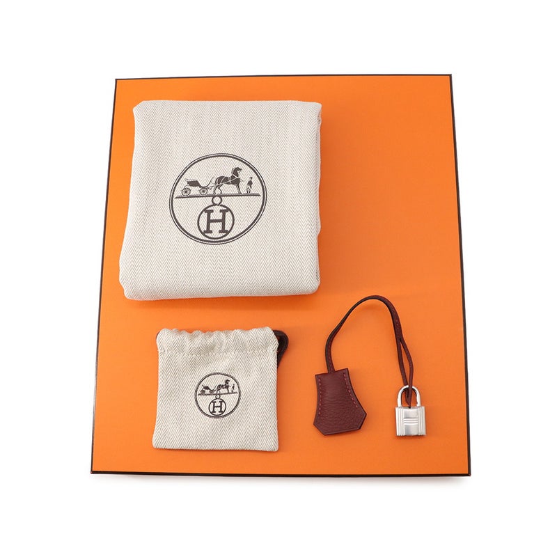エルメス バーキン25 ルージュアッシュ/シルバー金具 トゴ G刻印 HERMES Birkin ハンドバッグ