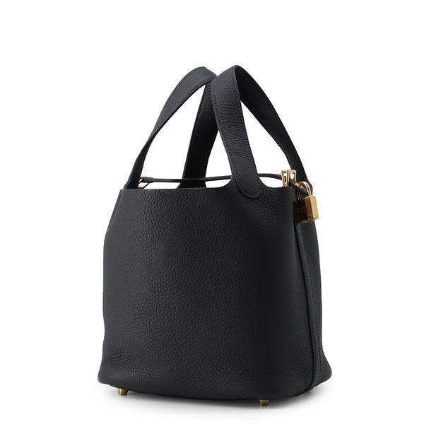 エルメス ハンドバッグ ピコタンロックPM キャバン/ゴールド金具 トリヨンクレマンス K刻印 HERMES トートバッグ