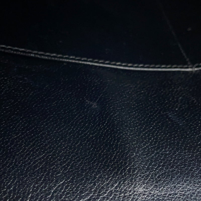 エルメス ハンドバッグ ケリー32 内縫い ブラック/シルバー金具 アルデンヌ □E刻印 HERMES Kelly 2wayバッグ 黒