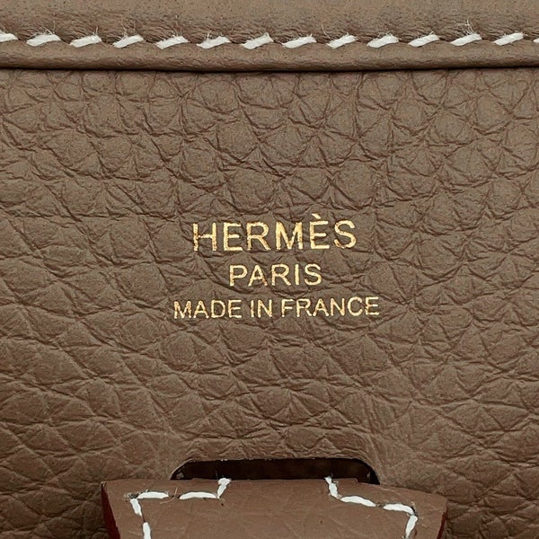 エルメス ショルダーバッグ エブリン3 23 エトゥープ/ゴールド金具 トリヨンクレマンス G刻印 HERMES