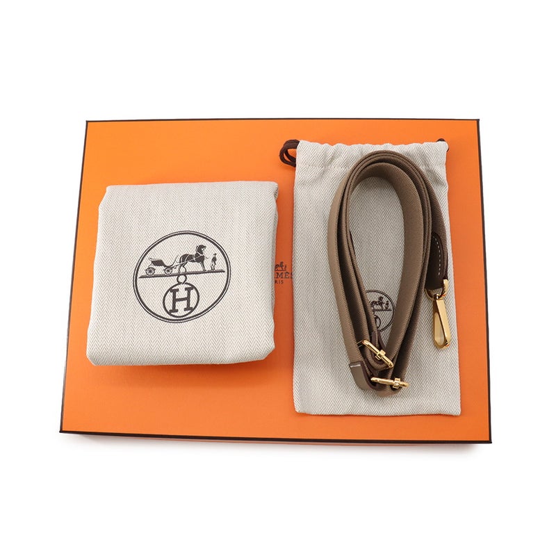 エルメス ショルダーバッグ エブリン3 23 エトゥープ/ゴールド金具 トリヨンクレマンス G刻印 HERMES