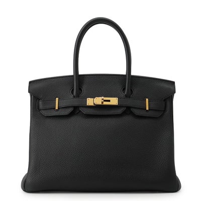 Hermès Birkin 30 Black Togo Rose Gold
