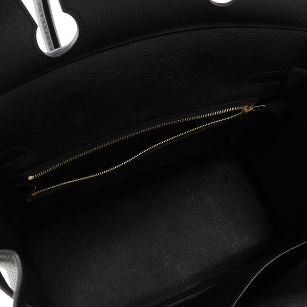 エルメス バーキン30 ブラック/ピンクゴールド金具 トゴ C刻印 HERMES Birkin ハンドバッグ 黒