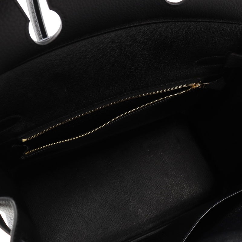 エルメス バーキン30 ブラック/ピンクゴールド金具 トゴ C刻印 HERMES Birkin ハンドバッグ 黒