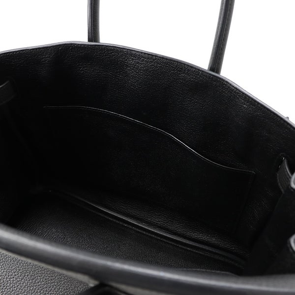 エルメス バーキン30 ブラック/ピンクゴールド金具 トゴ C刻印 HERMES Birkin ハンドバッグ 黒