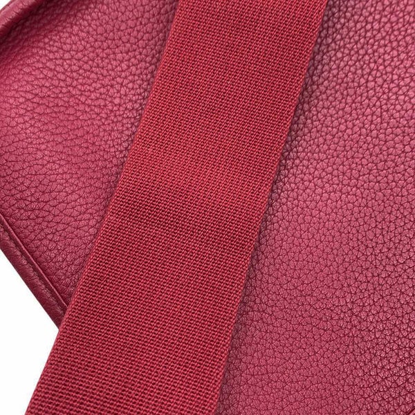 エルメス ショルダーバッグ エブリン3 PM ルビー/シルバー金具 トリヨンクレマンス □N刻印 HERMES Evelyne