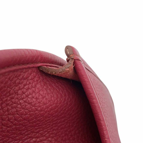 エルメス ショルダーバッグ エブリン3 PM ルビー/シルバー金具 トリヨンクレマンス □N刻印 HERMES Evelyne