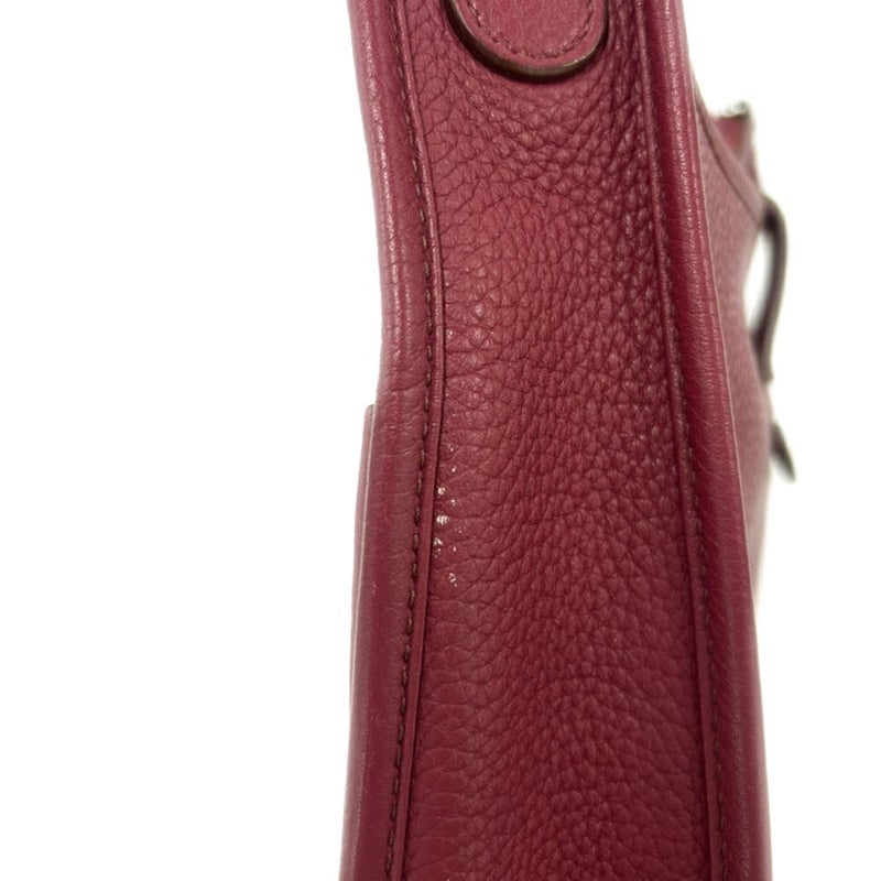 エルメス ショルダーバッグ エブリン3 PM ルビー/シルバー金具 トリヨンクレマンス □N刻印 HERMES Evelyne