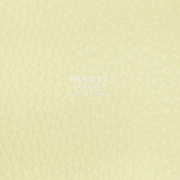 エルメス ハンドバッグ ピコタンロックPM ジョーヌミルトン/シルバー金具 トリヨンクレマンス W刻印 HERMES トートバッグ