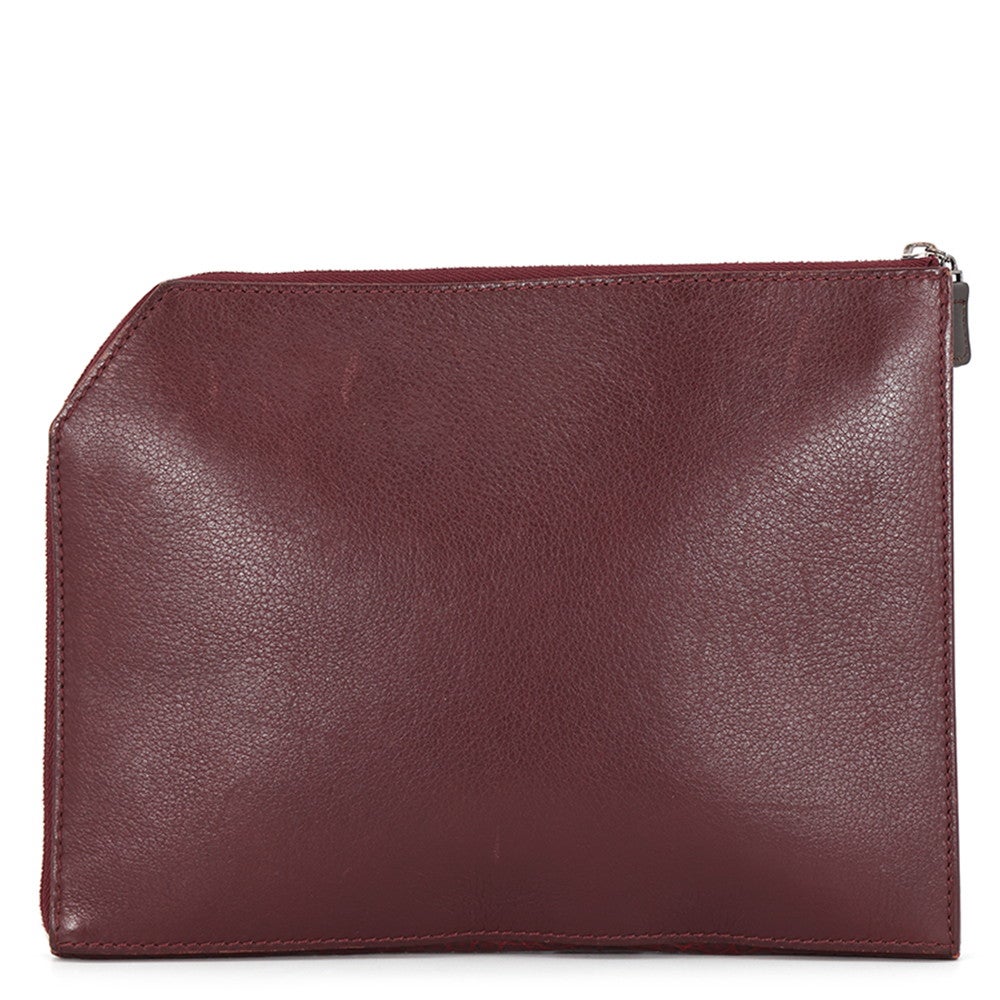 カミーユフォルネ クラッチバッグ テミス ヴェルソ レザー/アリゲーター Camille Fournet メンズ　 イニシャル入り カミーユフォルネ クラッチバッグ テミス ヴェルソ レザー