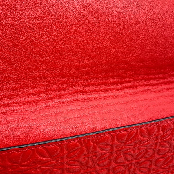 ロエベ チェーンショルダーバッグ アベニュー アナグラム レザー LOEWE バッグ