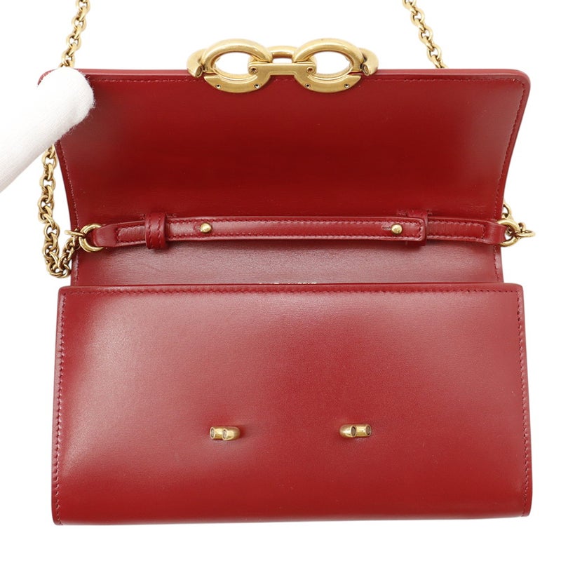 サンローランパリ チェーンショルダーウォレット ル・マイヨン カーフスキン 696608 SAINT LAURENT PARIS 財布