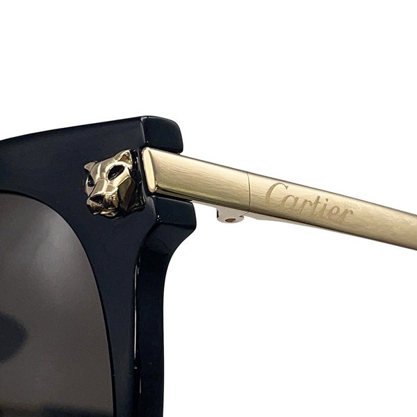 カルティエ サングラス パンテール Cartier アイウェア 黒