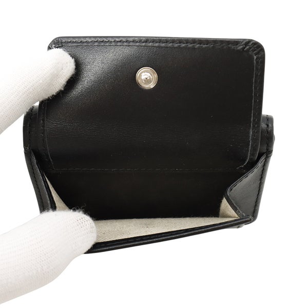 ジミーチュウ 三つ折り財布 ネモ スタッズ コンパクトウォレット レザー JIMMY CHOO 黒