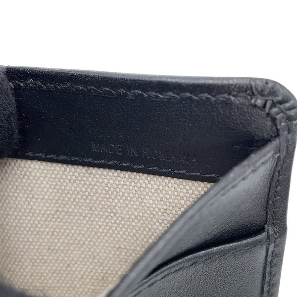 ジミーチュウ 三つ折り財布 ネモ スタッズ コンパクトウォレット レザー JIMMY CHOO 黒