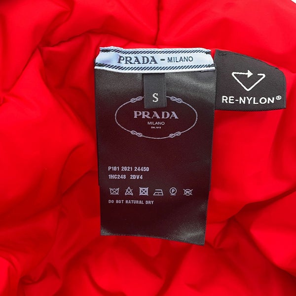 プラダ ハット Re-Nylon ナイロンパデット バケットハット サイズS 1HC248 PRADA 帽子