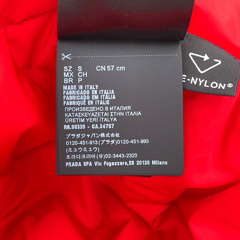 プラダ ハット Re-Nylon ナイロンパデット バケットハット サイズS 1HC248 PRADA 帽子