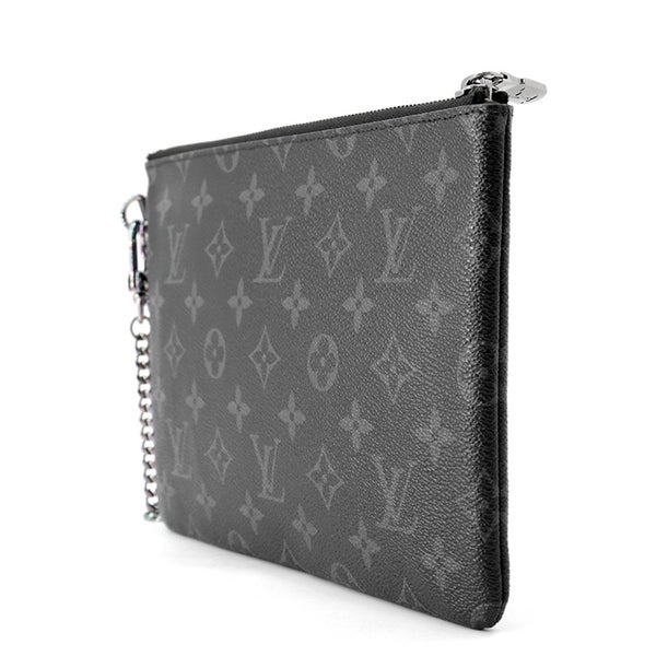 ルイヴィトン クラッチ モノグラム・エクリプス IPAD・ポーチ M64449 LOUIS VUITTON ipadケース フラグメント 藤原ヒロシ