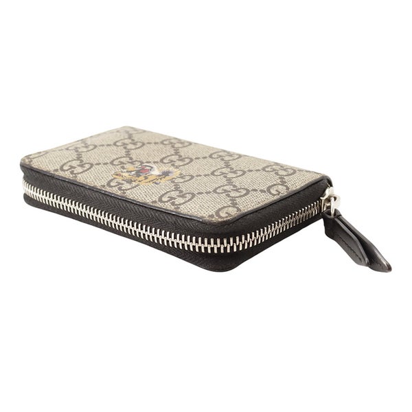 グッチ コインケース GGスプリーム タイガープリント ラウンドファスナーコインケース PVC 451276 GUCCI