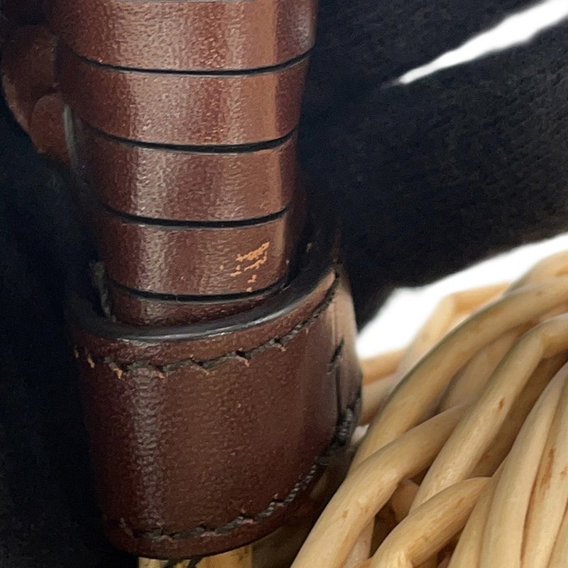 セリーヌ バケットバッグ ラフィア CELINE バッグ バスケット