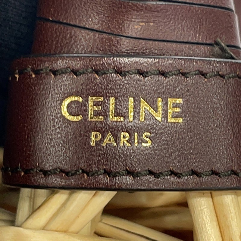 セリーヌ バケットバッグ ラフィア CELINE バッグ バスケット