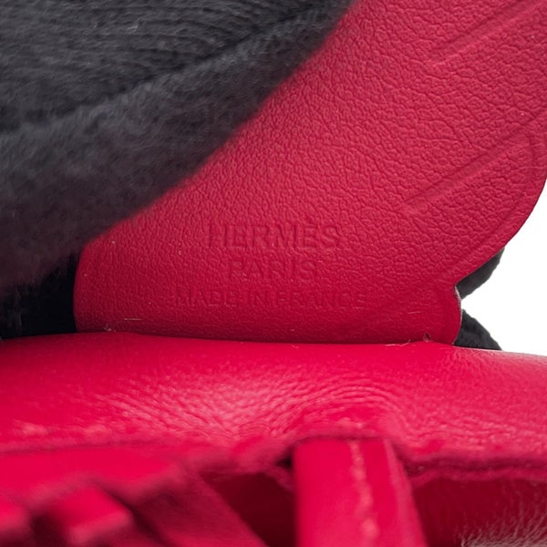 エルメス バッグチャーム ロデオPM ペガサス フランボワーズ ラムスキン K刻印 HERMES チャーム