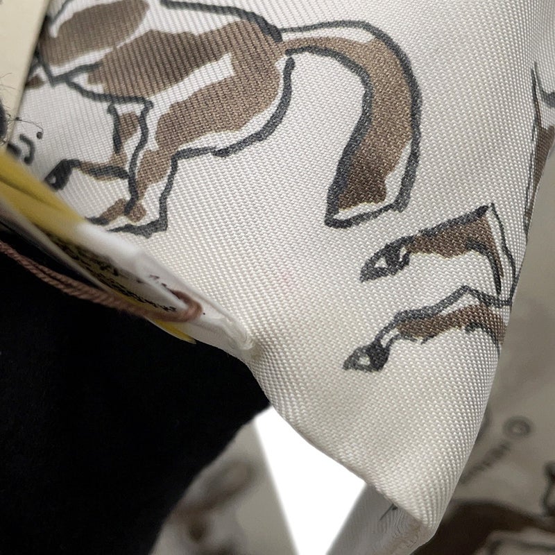 エルメス スカーフ ツイリー 自由の馬 Chevaux en Liberte HERMES シルクツイル 2021年秋