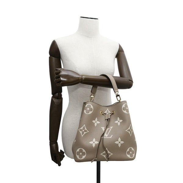 ルイヴィトン ハンドバッグ バイカラーモノグラム・アンプラント ネオノエ M45555 2wayショルダーバッグ