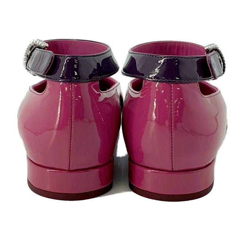 シャネル パンプス ココマーク パテントレザー フェイクパール レディースサイズ36 G45166 CHANEL 靴