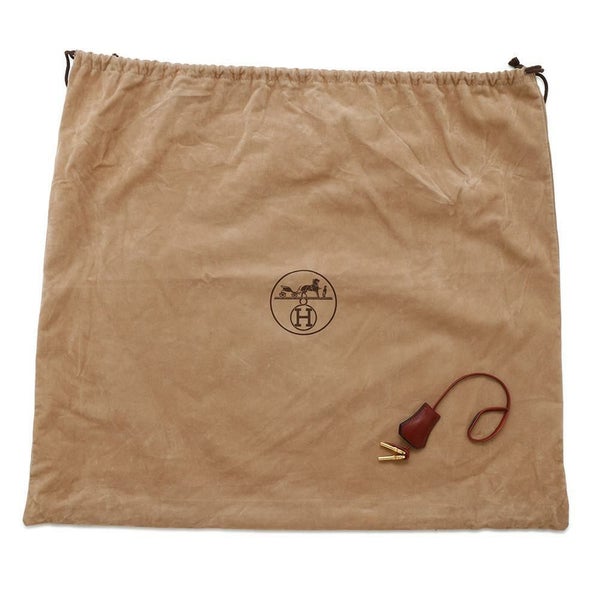 エルメス ビジネスバッグ サックアデペッシュ ルージュアッシュ/ゴールド金具 ボックスカーフ 〇Z刻印 メンズ ハンドバッグ ソルド品